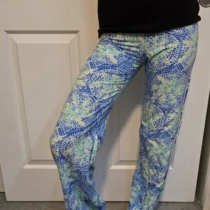New Lilly pulitzer Bal Harbour Palazzo Pants, Tropic Like Its Hot xxs